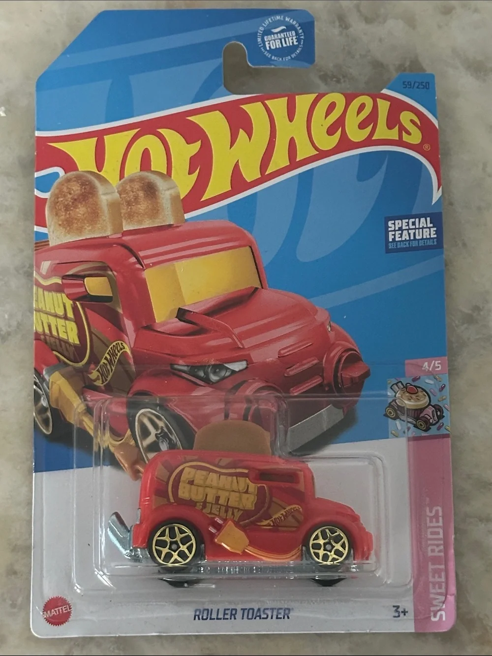 Hot Wheels Roller Toaster Toy Car - Red